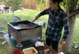 Erste Grillmeisterin Martina