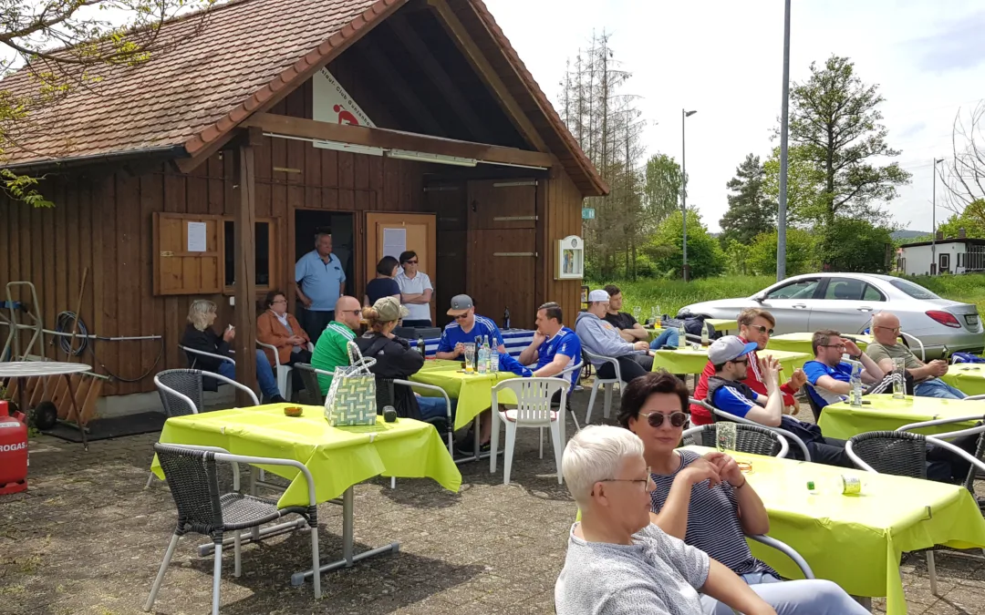 Besuch Verein aus Bodenmais am Stockplatz am 20.05.2023